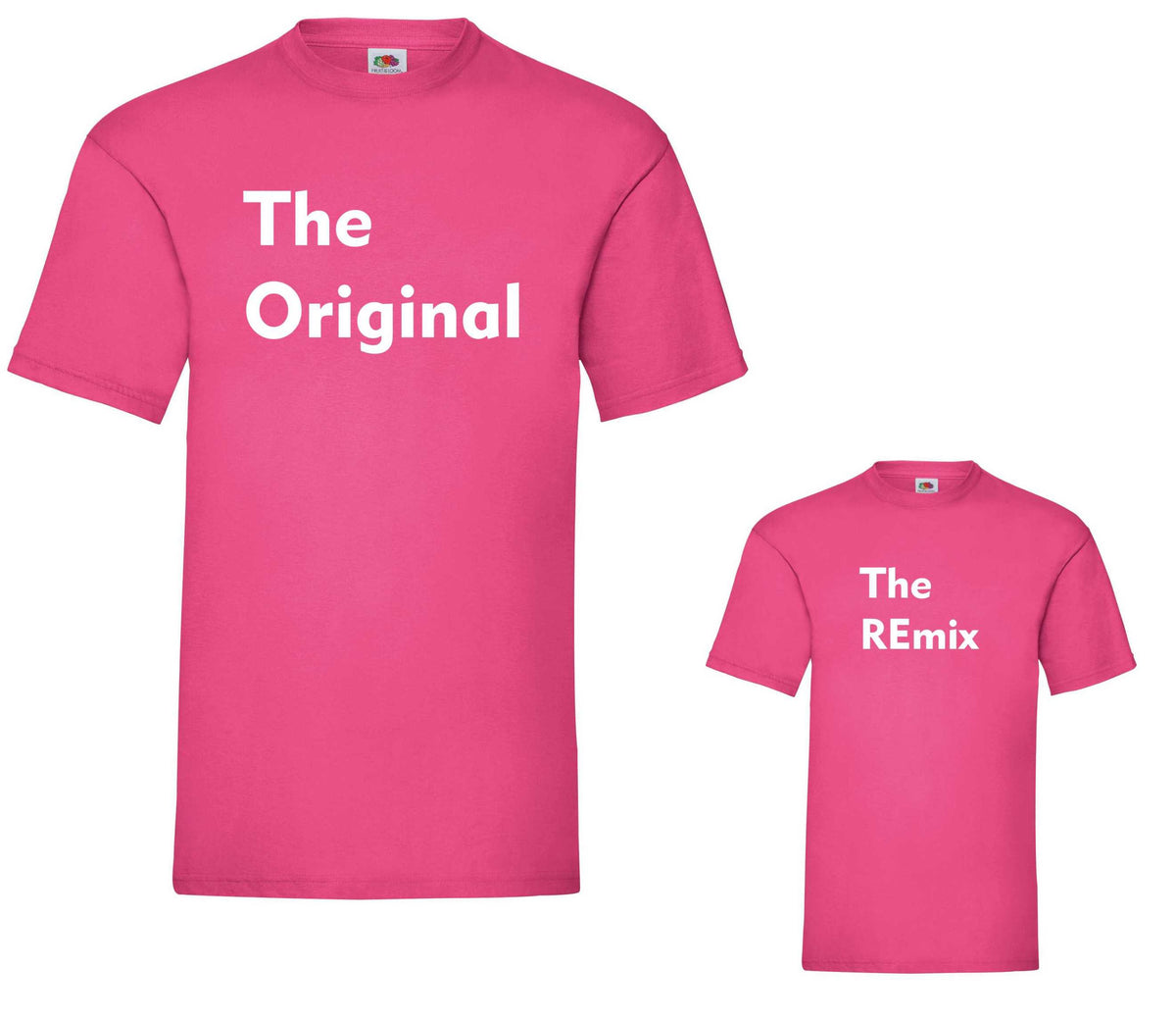 The Original & The Remix Father Son & Father Daughter Matching T-shirts at  Rs 1149.00, Round Neck T Shirt