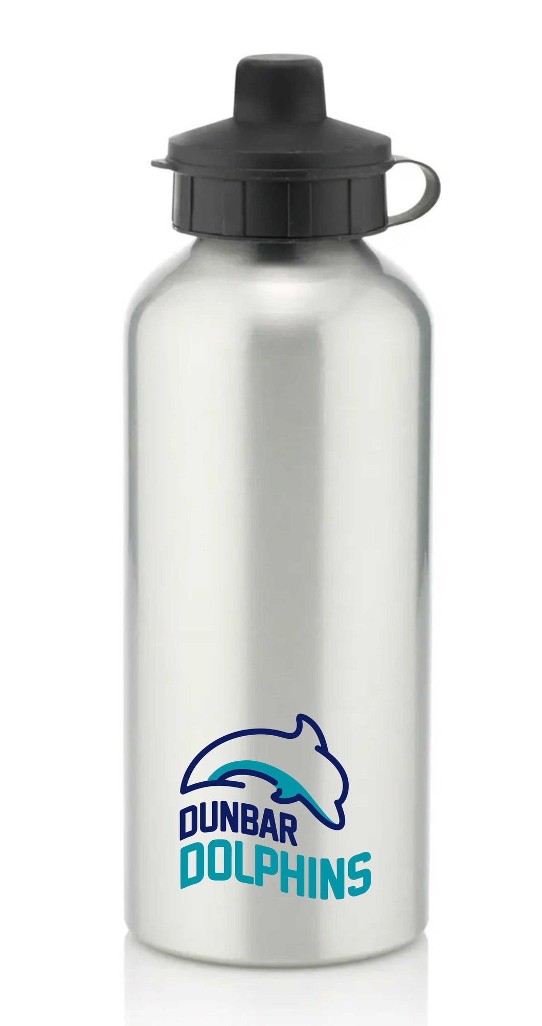 Dunbar Dolphins metal water bottle